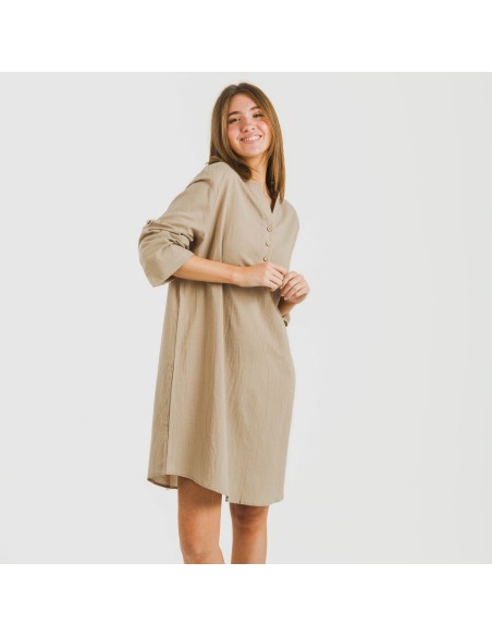 Camisola algodón lisa vestidos-y-blusones-mujer