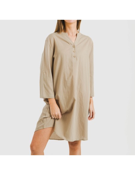 Camisola algodón lisa vestidos-y-blusones-mujer