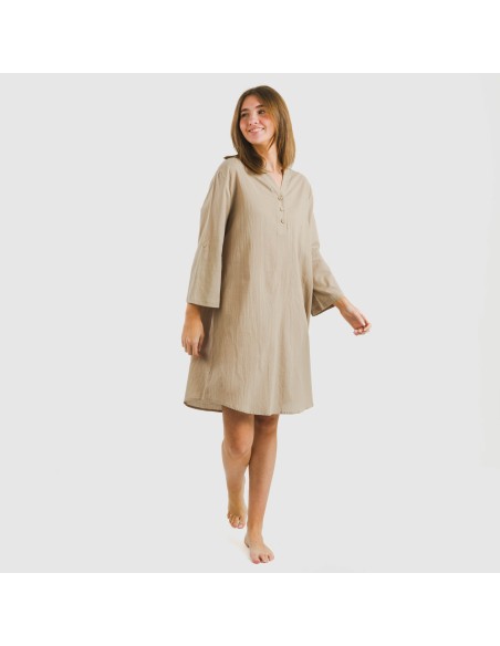 Camisola algodón lisa vestidos-y-blusones-mujer