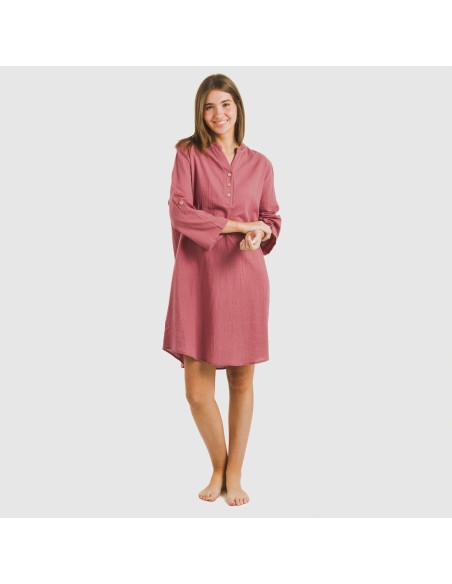 Camisola algodón lisa vestidos-y-blusones-mujer