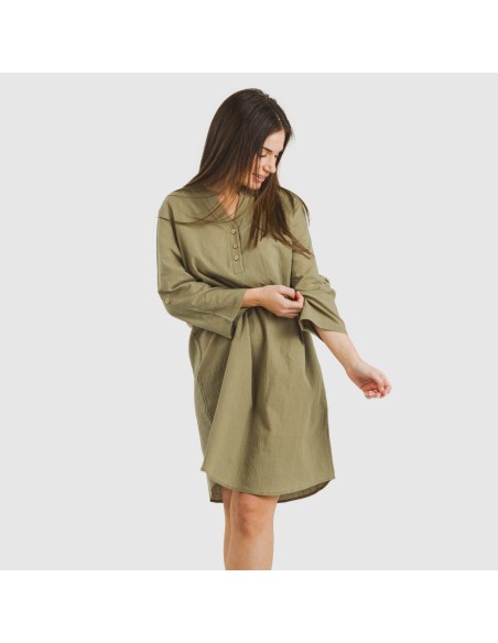 Camisola algodón lisa vestidos-y-blusones-mujer