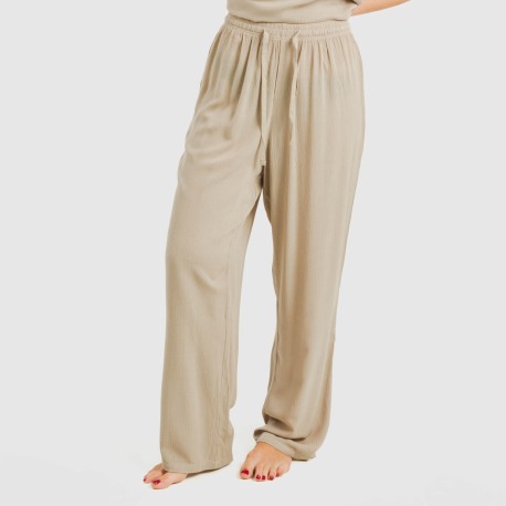 Pantalón largo viscosa bambula liso pantalones-comodos-mujer