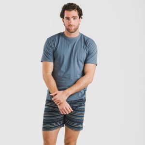 Pijama corto algodón hombre...