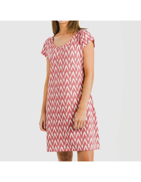 Blusón algodón Alfa marsala vestidos-y-blusones-mujer