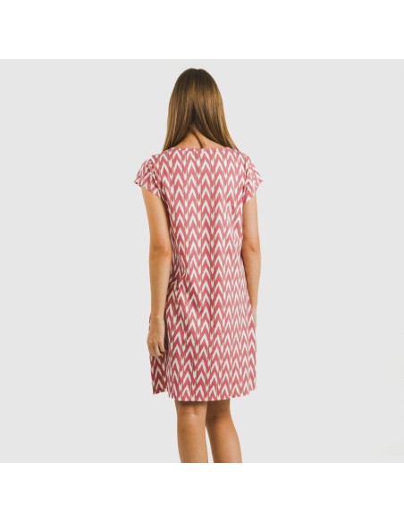 Blusón algodón Alfa marsala vestidos-y-blusones-mujer