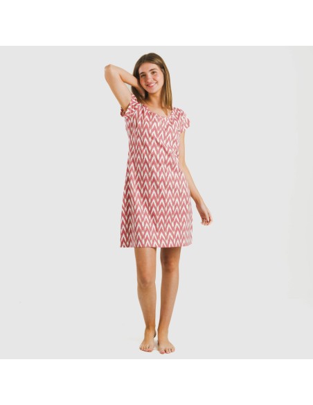 Blusón algodón Alfa marsala vestidos-y-blusones-mujer