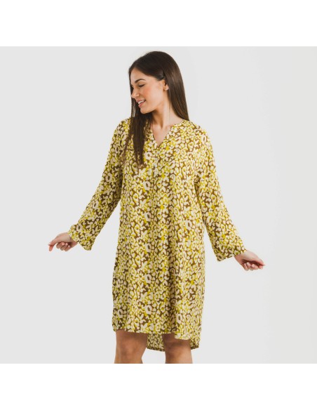 Camisola viscosa Milina verde lima vestidos-y-blusones-mujer