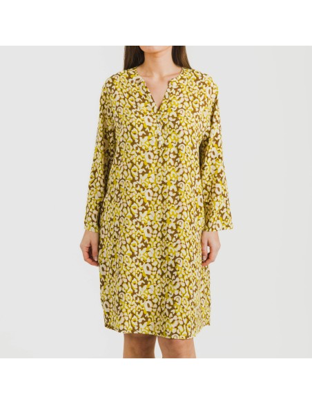 Camisola viscosa Milina verde lima vestidos-y-blusones-mujer