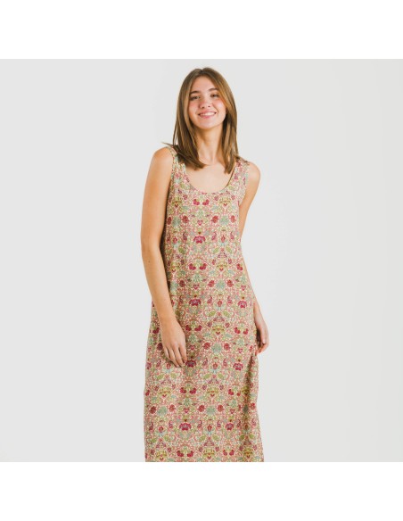 Vestido largo tirantes viscosa Jessica vestidos-y-blusones-mujer