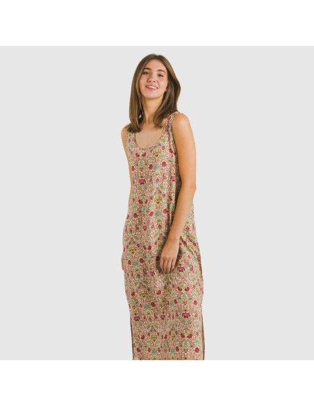 Vestido largo tirantes viscosa Jessica vestidos-y-blusones-mujer