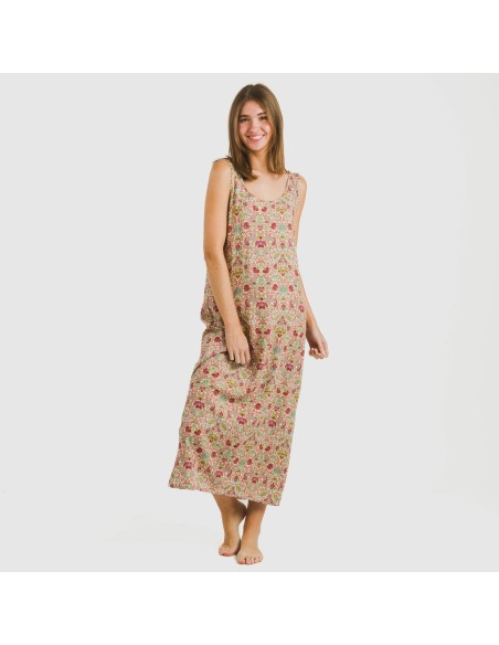 Vestido largo tirantes viscosa Jessica vestidos-y-blusones-mujer