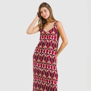 Vestido largo tirantes...
