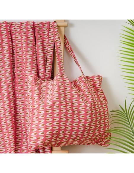 Pack Toalla Pareo + Bolso Tana marsala playa