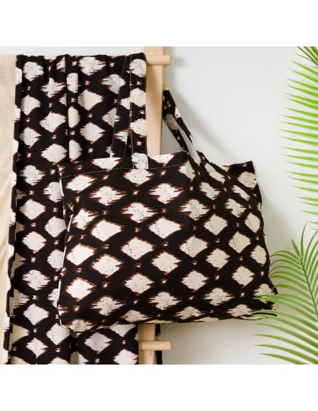 Pack Toalla Pareo + Bolso Orlando negro playa