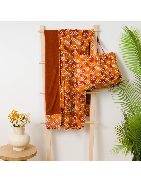 Pack Toalla Pareo + Bolso Lumi caldera playa