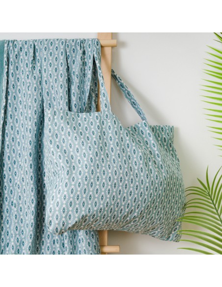 Pack Toalla Pareo + Bolso Walia agua marina playa