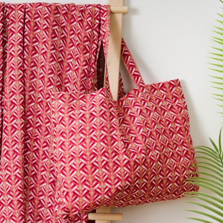 Pack Toalla Pareo + Bolso Eloina marsala playa