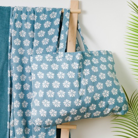 Pack Toalla Pareo + Bolso Albena agua marina playa