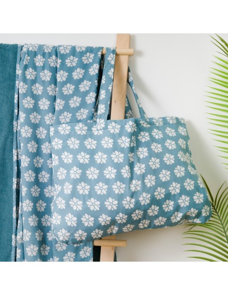 Pack Toalla Pareo + Bolso Albena agua marina playa