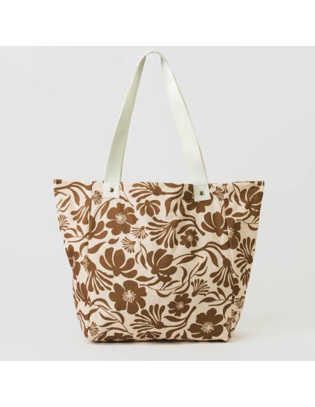 Bolsa loneta Alexis marrón bolsos