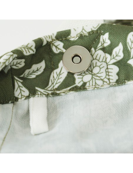 Bolsa loneta Mozarabe verde bolsos