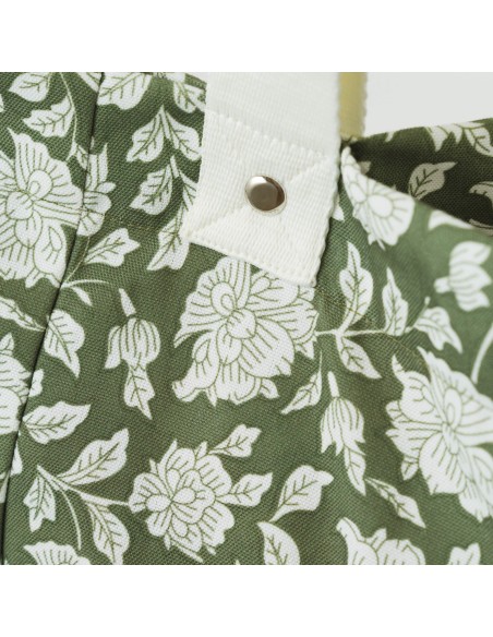 Bolsa loneta Mozarabe verde bolsos