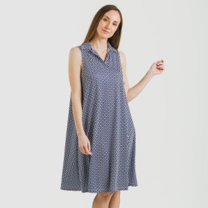 Vestido corto cuello y...