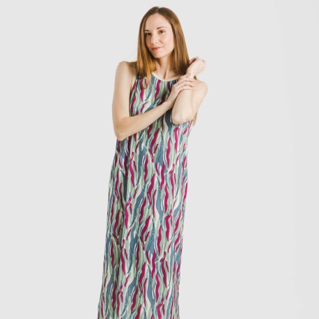 Vestido largo tirantes satén Farell vestidos-y-blusones-mujer