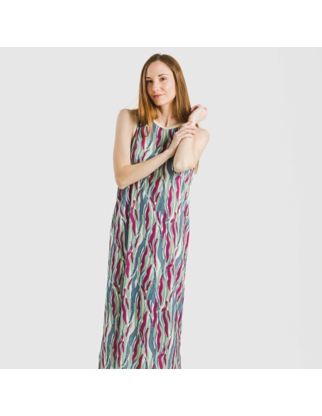 Vestido largo tirantes satén Farell vestidos-y-blusones-mujer