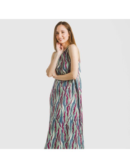 Vestido largo tirantes satén Farell vestidos-y-blusones-mujer