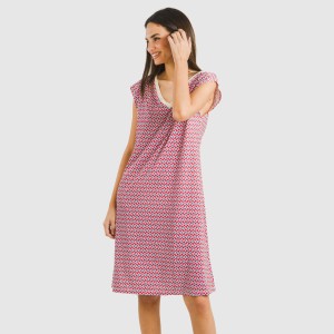 Vestido corto manga fluida... 2