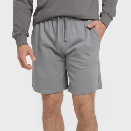 Pantalón corto básico deportivo hombre liso ropa-deporte-hombre