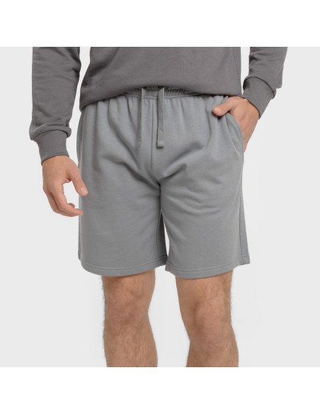 Pantalón corto básico deportivo hombre liso ropa-deporte-hombre