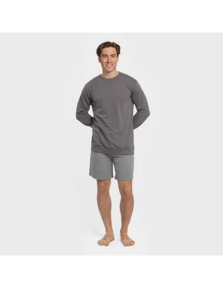 Pantalón corto básico deportivo hombre liso ropa-deporte-hombre