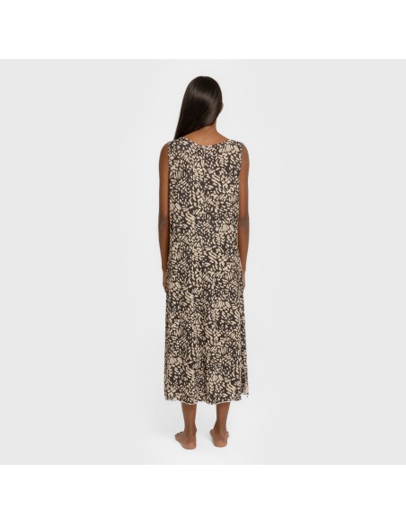 Vestido midi tirantes soft Miquela negro vestidos-y-blusones-mujer