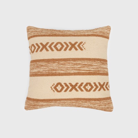 Cojín cuadrante algodón Burton 45x45 - funda + relleno cojines-decorativos