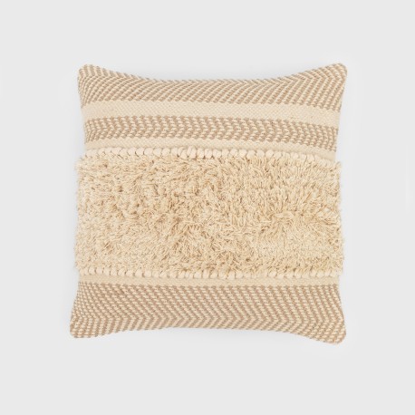 Cojín cuadrante algodón Danke 45x45 - funda + relleno cojines-decorativos