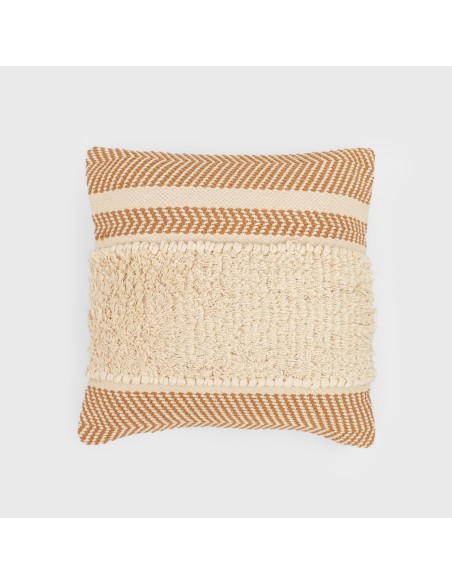 Cojín cuadrante algodón Danke 45x45 - funda + relleno cojines-decorativos