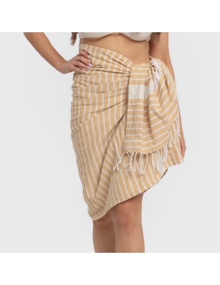 Pack Toalla Pareo + Bolso Raya algodón playa