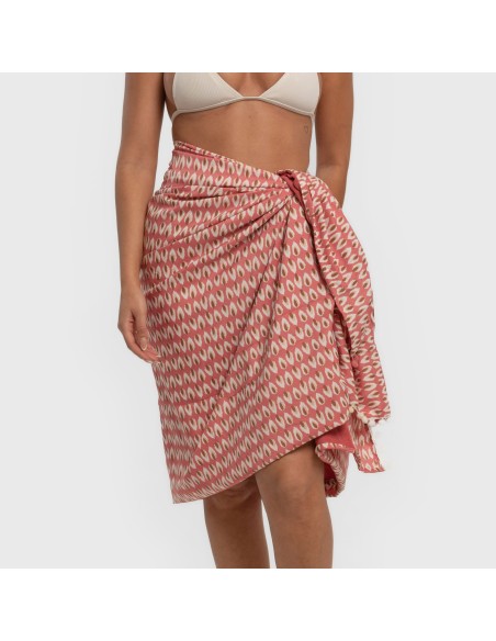 Pack Toalla Pareo + Bolso Tana marsala playa