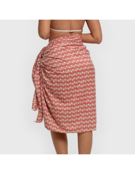 Pack Toalla Pareo + Bolso Tana marsala playa