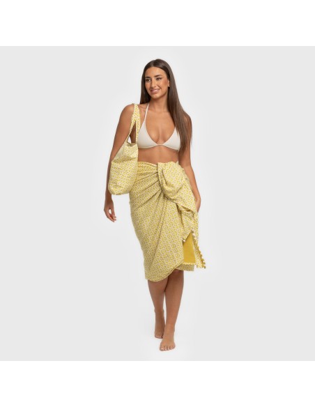 Pack Toalla Pareo + Bolso Clau lima playa