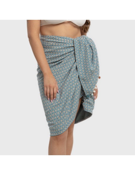 Pack Toalla Pareo + Bolso Dulcinea agua marina playa