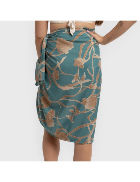 Pack Toalla Pareo + Bolso Bellita agua marina playa