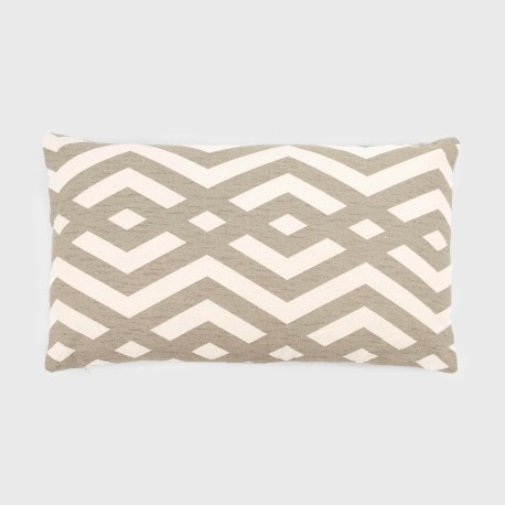 Cojín rectangular antimanchas 30x50  Nela liso - funda + relleno rectangular-estampadas