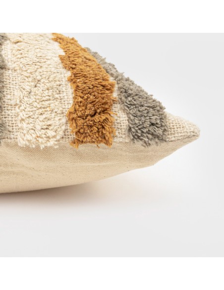 Cojín cuadrante algodón Drus 45x45 - funda + relleno cojines-decorativos