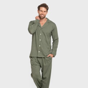 Pijama largo camisero... 2