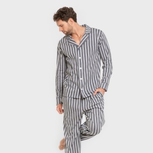 Pijama largo camisero... 2