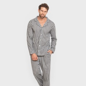 Pijama largo camisero... 2