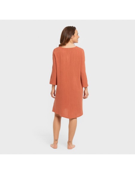 Camisola lino mujer lisa camisola-lino-mujer-lisa